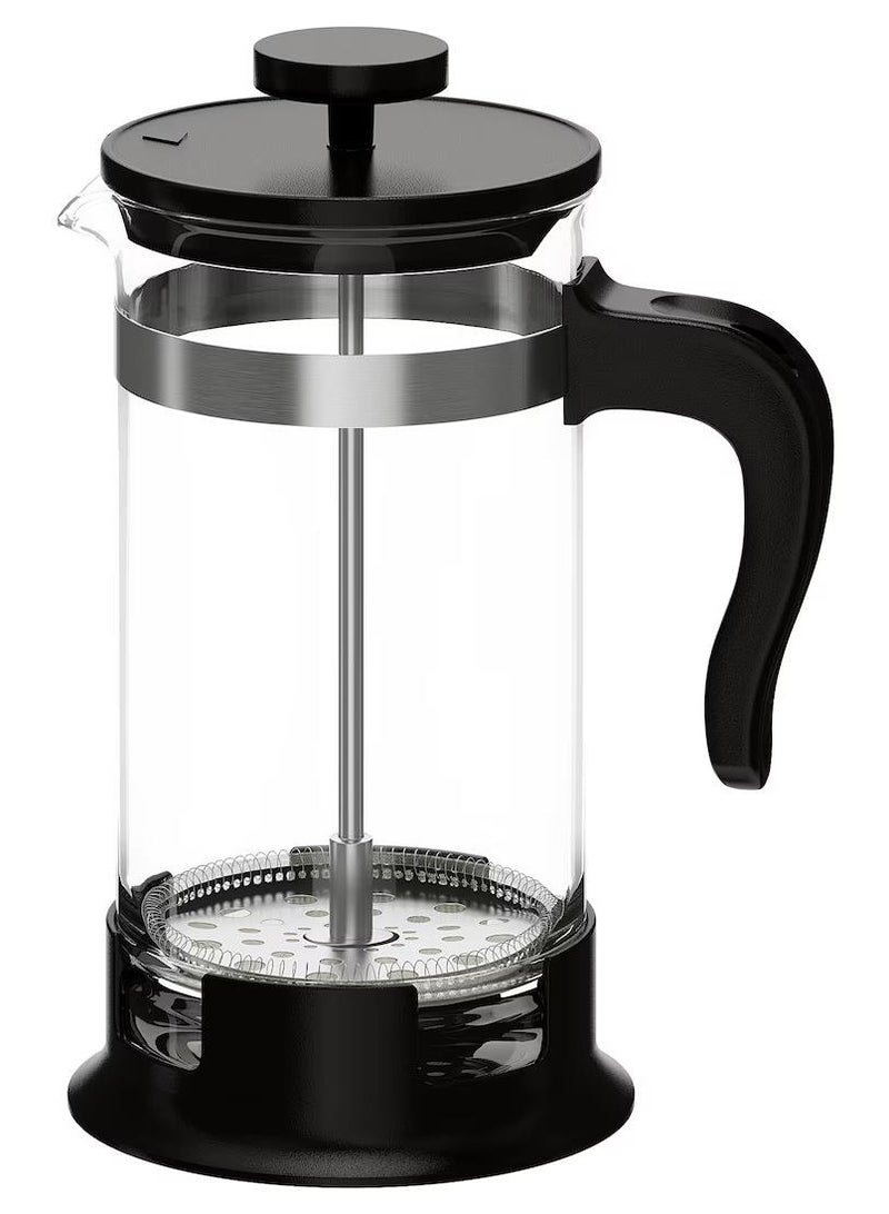 Generic French Press Coffee Maker Glass Stainless Steel Black 1000 ML